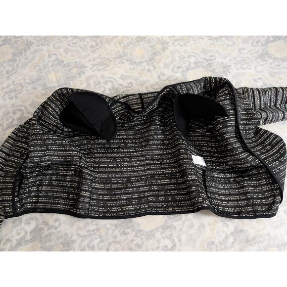 Milly Open Front Wool Blend Tweed Jacket - Picture 8 of 14